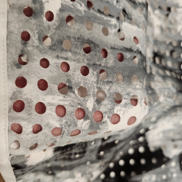 Marc New York Andrew Marc sleeveless dress black whit grey size 12 - Picture 8 of 10